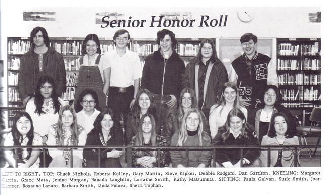 class of - 75 honor roll - not all classmates are pictured